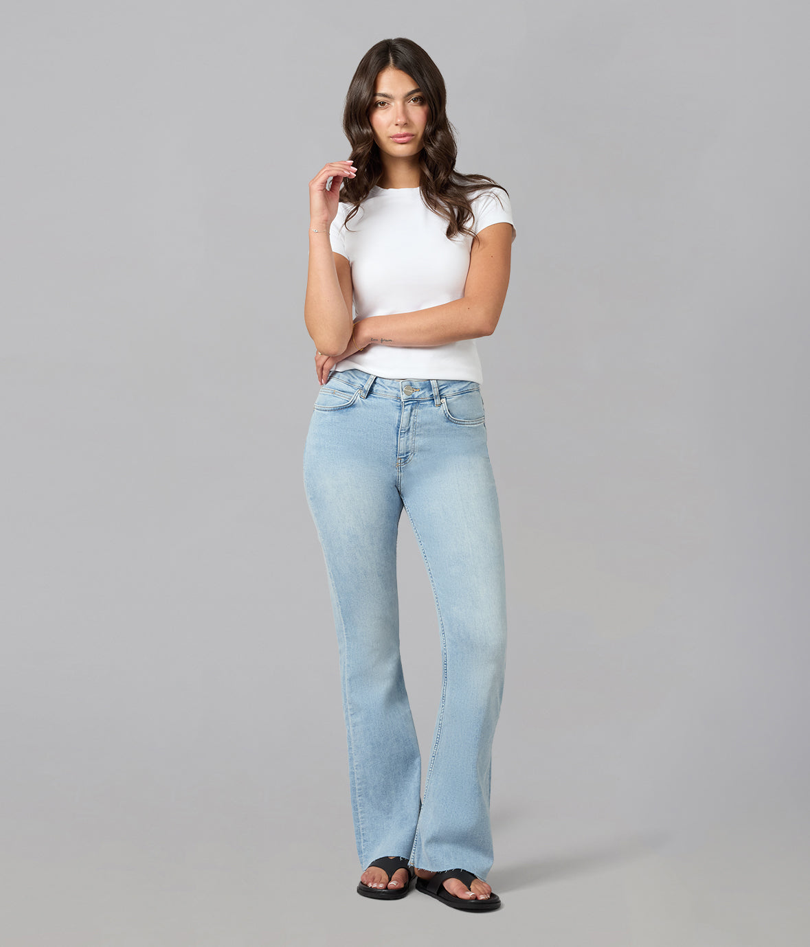 ALICE-TD High Rise Flare Jeans