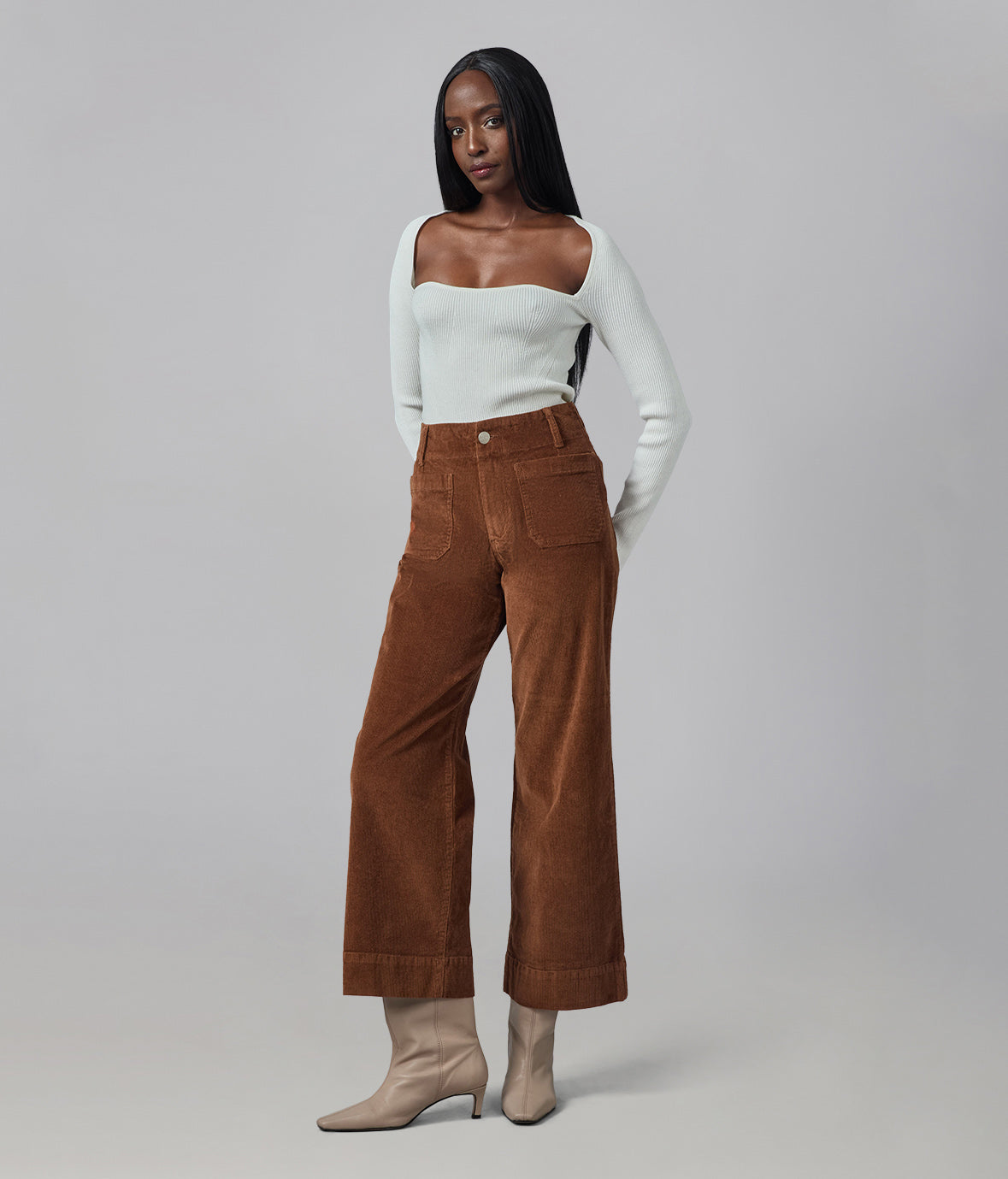 COLETTE-BB High Rise Wide Leg Jeans