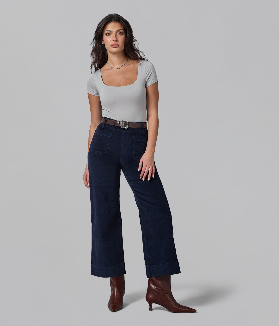 COLETTE-FD High Rise Wide Leg Jeans