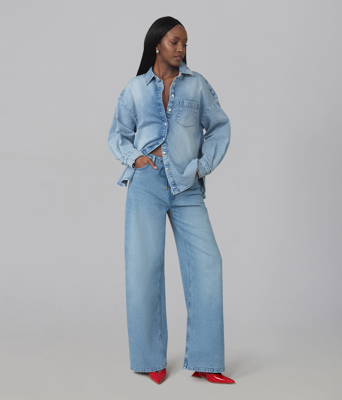 REMY-DW Mid Rise Cotton Twill Trouser